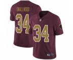 Washington Redskins #34 Wendell Smallwood Burgundy Red Gold Number Alternate 80TH Anniversary Vapor Untouchable Limited Player Football Jersey