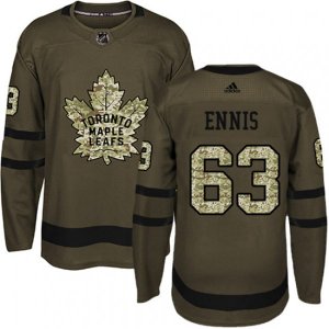 Toronto Maple Leafs #63 Tyler Ennis Authentic Green Salute to Service NHL Jersey