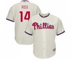 Philadelphia Phillies #14 Pete Rose Replica Cream Alternate Cool Base Baseball Jersey