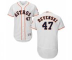 Houston Astros Chris Devenski White Home Flex Base Authentic Collection Baseball Player Jersey
