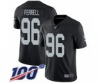 Oakland Raiders #96 Clelin Ferrell Black Team Color Vapor Untouchable Limited Player 100th Season Football Jersey