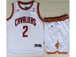Cleveland Cavaliers #2 Kyrie Irving White(Revolution 30 Swingman)Suits