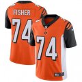 Cincinnati Bengals #74 Jake Fisher Vapor Untouchable Limited Orange Alternate NFL Jersey