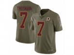 Washington Redskins #7 Joe Theismann Limited Olive 2017 Salute to Service NFL Jersey