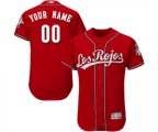 Cincinnati Reds Customized Red Los Rojos Flexbase Authentic Collection Baseball Jersey