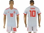 Spain #10 Thiago Away Soccer Country Jersey