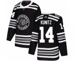 Chicago Blackhawks #14 Chris Kunitz Authentic Black 2019 Winter Classic NHL Jersey