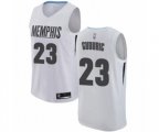 Memphis Grizzlies #23 Marko Guduric Authentic White Basketball Jersey - City Edition