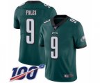 Philadelphia Eagles #9 Nick Foles Midnight Green Team Color Vapor Untouchable Limited Player 100th Season Football Jersey