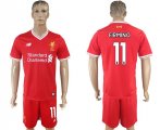 2017-18 Liverpool 11 FIRMINO Home Soccer Jersey