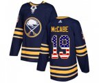 Adidas Buffalo Sabres #19 Jake McCabe Authentic Navy Blue USA Flag Fashion NHL Jersey