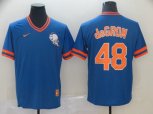Nike New York Mets #48 Jacob deGrom Blue MLB M&N Jersey