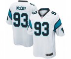 Carolina Panthers #93 Gerald McCoy Game White Football Jersey