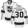 Los Angeles Kings #30 Rogie Vachon Authentic White Away NHL Jersey