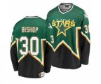 Dallas Stars #30 Ben Bishop Kelly Green Heritage Premier Breakaway Player Hockey Jersey