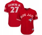 Toronto Blue Jays #27 Vladimir Guerrero Jr. Replica Scarlet Alternate Cool Base Baseball Jersey