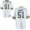 Green Bay Packers #51 Krys Barnes Nike White Vapor Limited Player Jersey
