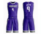 Sacramento Kings #9 Cory Joseph Swingman Purple Basketball Suit Jersey - Icon Edition