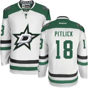 Dallas Stars #18 Tyler Pitlick Authentic White Away NHL Jersey