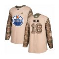 Edmonton Oilers #18 James Neal Authentic Camo Veterans Day Practice Hockey Jersey
