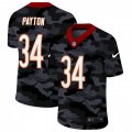 Chicago Bears #34 Walter Payton Camo 2020 Nike Limited Jersey
