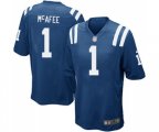 Indianapolis Colts #1 Pat McAfee Game Royal Blue Team Color Football Jersey