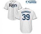 Tampa Bay Rays #39 Kevin Kiermaier Replica White Home Cool Base Baseball Jersey