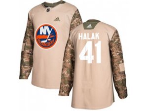New York Islanders #41 Jaroslav Halak Camo Authentic 2017 Veterans Day Stitched NHL Jersey