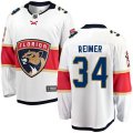 Florida Panthers #34 James Reimer Fanatics Branded White Away Breakaway NHL Jersey