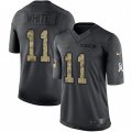 Chicago Bears #11 Kevin White Limited Black 2016 Salute to Service NFL Jersey