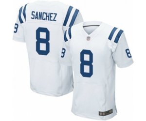 Indianapolis Colts #8 Rigoberto Sanchez Elite White Football Jersey
