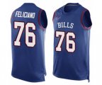 Buffalo Bills #76 Jon Feliciano Limited Royal Blue Player Name & Number Tank Top Football Jersey