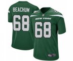 New York Jets #68 Kelvin Beachum Game Green Team Color Football Jersey