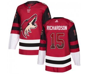 Arizona Coyotes #15 Brad Richardson Authentic Maroon Drift Fashion Hockey Jersey