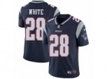 New England Patriots #28 James White Vapor Untouchable Limited Navy Blue Team Color NFL Jersey