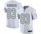 Oakland Raiders #83 Ted Hendricks Limited White Rush Vapor Untouchable Football Jersey