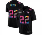Tennessee Titans #22 Derrick Henry Multi-Color Black 2020 NFL Crucial Catch Vapor Untouchable Limited Jersey