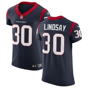 Houston Texans #30 Phillip Lindsay Nike Navy Vapor Limited Jersey