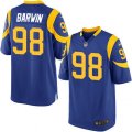 Los Angeles Rams #98 Connor Barwin Game Royal Blue Alternate NFL Jersey