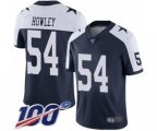 Dallas Cowboys #54 Chuck Howley Navy Blue Throwback Alternate Vapor Untouchable Limited Player 100th Season Football Jersey