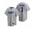Los Angeles Dodgers Chris Taylor Nike Gray Replica Alternate Jersey