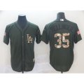 Los Angeles Dodgers #35 Cody Bellinger Green Salute to Service Jersey