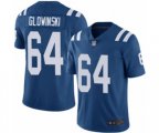 Indianapolis Colts #64 Mark Glowinski Royal Blue Team Color Vapor Untouchable Limited Player Football Jersey