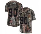 Oakland Raiders #90 Johnathan Hankins Limited Camo Rush Realtree Football Jersey