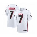 Atlanta Falcons #7 Bijan Robinson White 2023 NFL Draft Vapor Limited Jersey