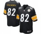 Pittsburgh Steelers #82 John Stallworth Game Black Team Color Football Jersey
