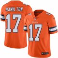 Denver Broncos #17 DaeSean Hamilton Limited Orange Rush Vapor Untouchable NFL Jersey