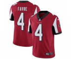 Atlanta Falcons #4 Brett Favre Red Team Color Vapor Untouchable Limited Player Football Jersey