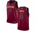 Cleveland Cavaliers #5 J.R. Smith Swingman Maroon Road Basketball Jersey - Icon Edition