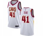 Cleveland Cavaliers #41 Ante Zizic Swingman White Basketball Jersey - Association Edition
